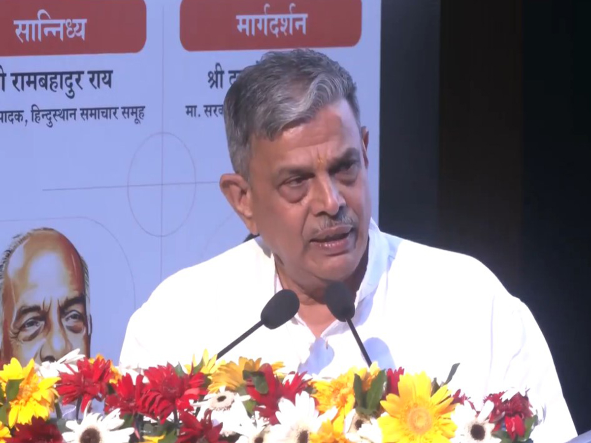 Rashtriya Swayamsevak Sangh (RSS) General Secretary Dattatreya Hosabale (Photo/ANI)