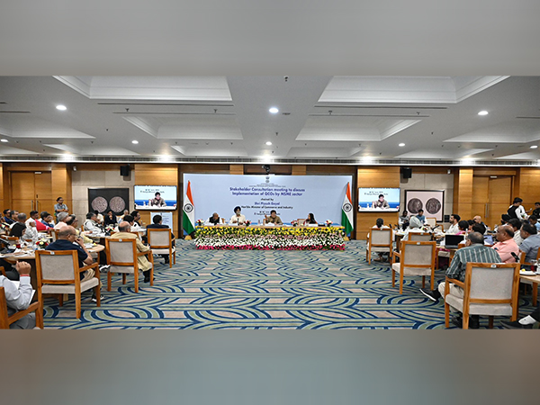 Union Minister Piyush Goyal meets MSMEs stakeholders in Delhi (Photo/X@piyushgoyal) 