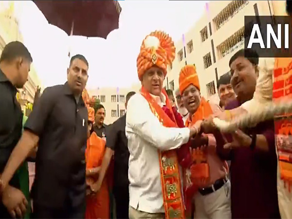 Gujarat CM Bhupendra Patel participates in Jagannath Rath Yatra celebrations (Photo: ANI) 