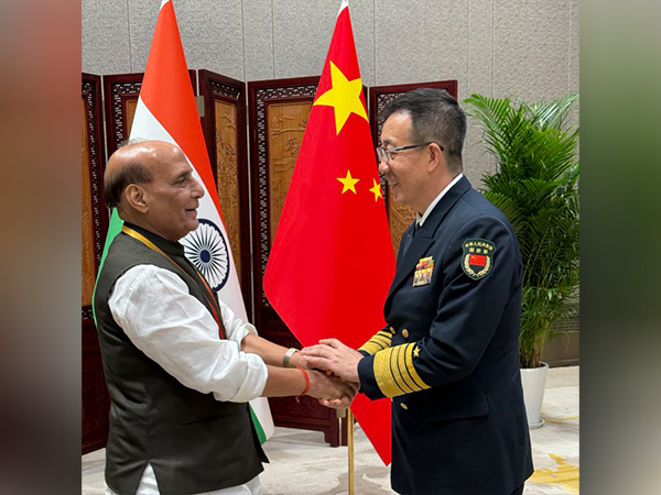 Defence Minister Rajnath Singh, Chinese Defence Minister Admiral Dong Jun (Image Credit: X/@RajnathSingh)