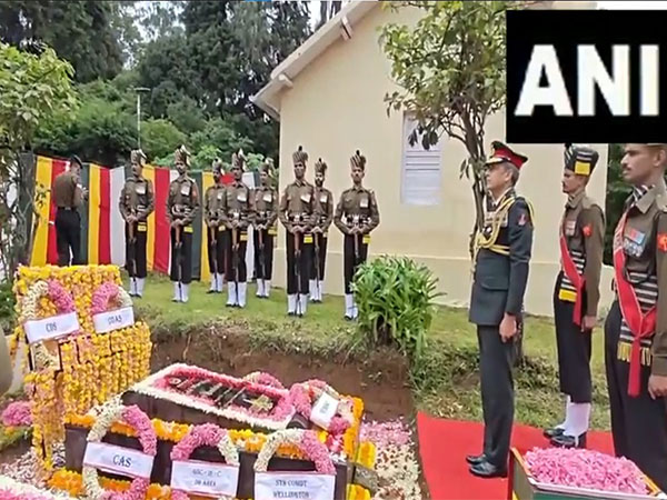 Madra Regimental Centre pay tribute to Sam Manekshaw (Photo: ANI) 