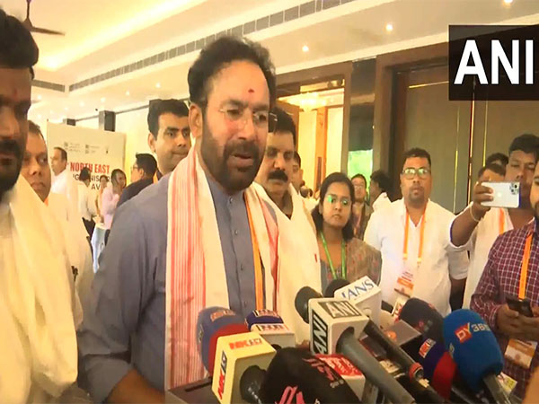  Union Minister for Coal and Mines G Kishan Reddy attended the 2nd North-East Mining Ministers' Conclave in Guwahati . (Photo/ANI)