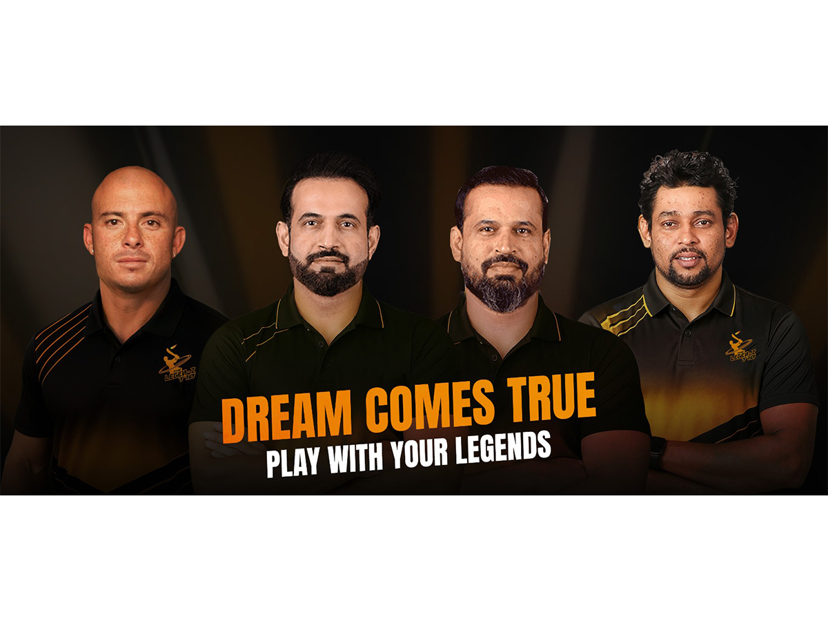 Herschelle Gibbs, Irfan Pathan, Yusuf Pathan, Tillakaratne Dilshan ahead of The LEGEN-Z T10 League’s first season (Image: The LEGEN-Z T10 League)