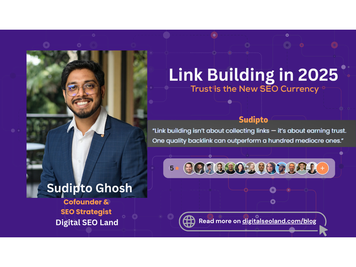 Link Building in 2025: Why the Future of SEO Belongs to Brands That Build Trust, Not Just Links