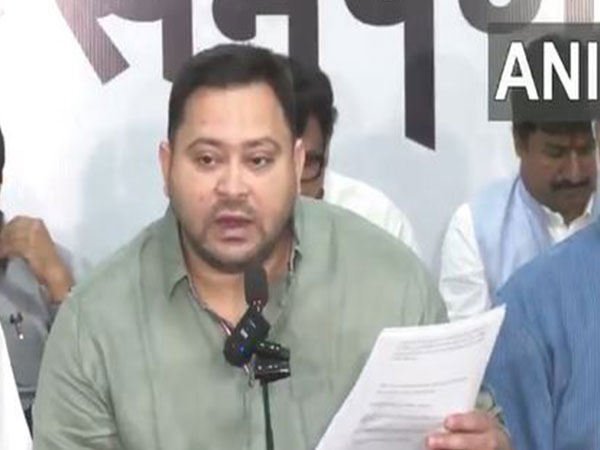 RJD leader and former Deputy Chief Minister of Bihar, Tejashwi Yadav (Photo/ANI)