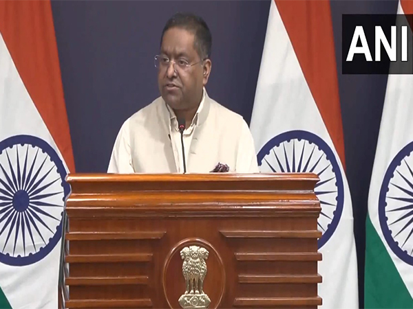 MEA Spokesperson Randhir Jaiswal (Photo/ANI)