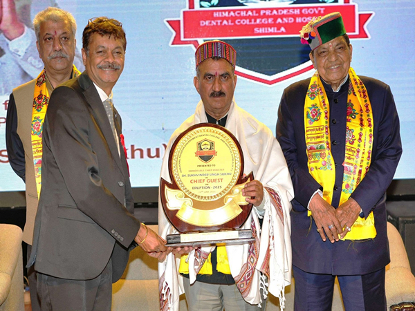 Himachal CM Sukhvinder Singh Sukhu at inter-college event in Shimla (Photo/PIB)