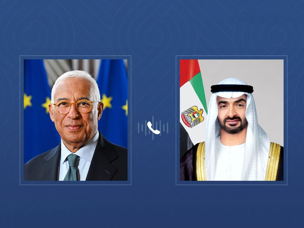 UAE President, President of European Council discuss UAE-EU ties, regional developments (Photo/ WAM)
