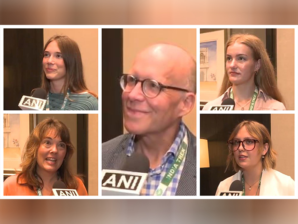 Group of representatives on a study visit to India (Photo/ ANI)