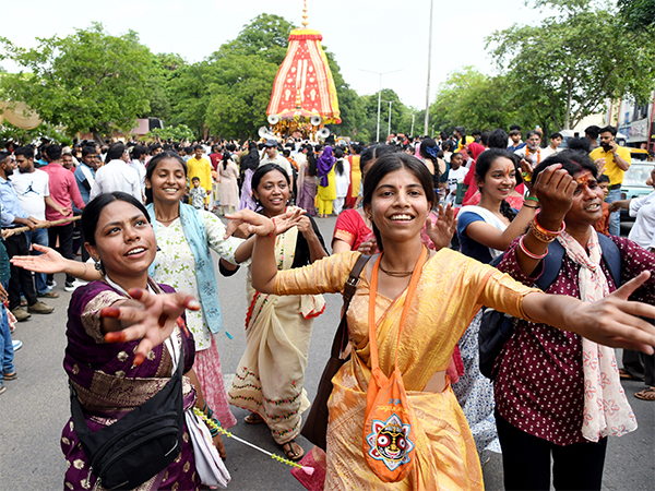 Visual from the Rath Yatra (Photo/ANI)