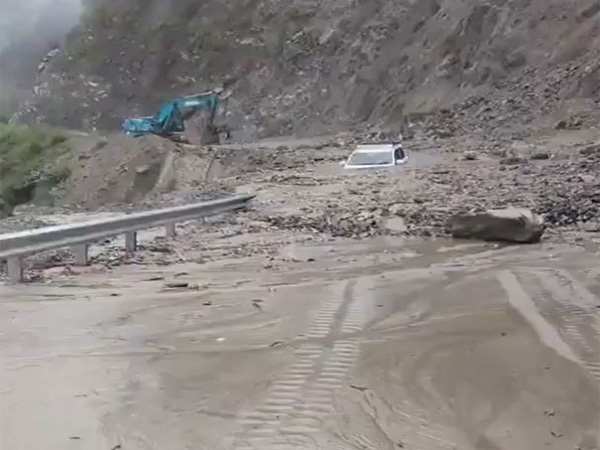 Visuals from the NH near Nandprayag and Bhaneropani (Photo/ANI)