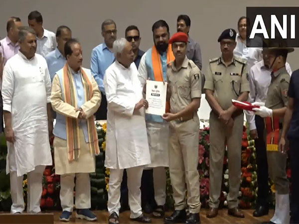 Bihar Chief Minister Nitish Kumar hands over appointment certificates (Photo/ANI) Bihar Chief Minister Nitish Kumar hands over appointment certificates (Photo/ANI)