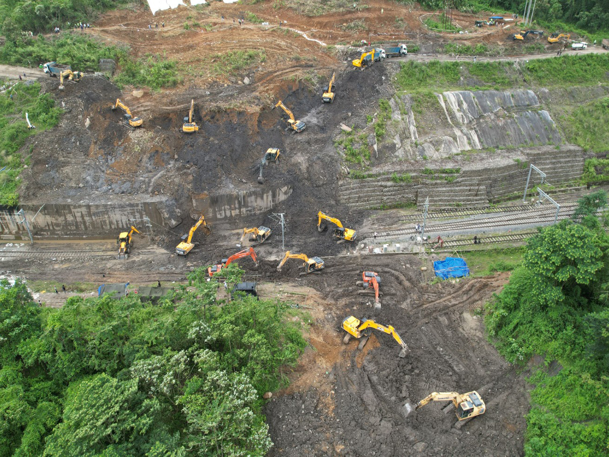 Quick restoration efforts by NF Railway ensure resumption of Railway traffic in Lumding-Badarpur Section (Photo/NF Railway)
