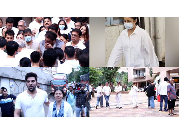 Celebs pay their last respects to Shefali Jariwala (Photo/ANI)