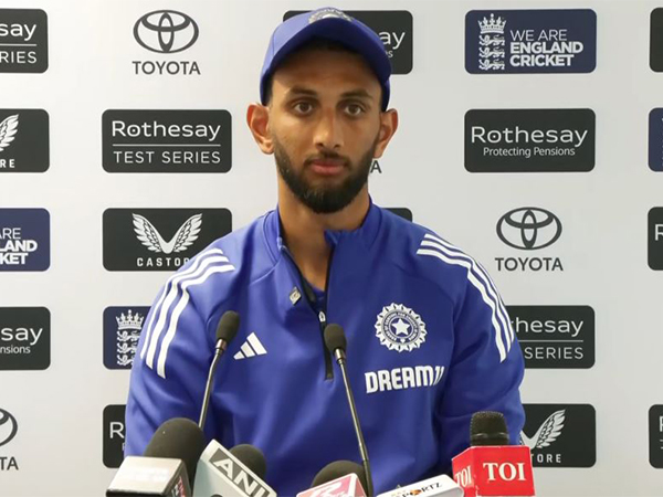 India's right-arm seamer Prasidh Krishna. (Photo- ANI)