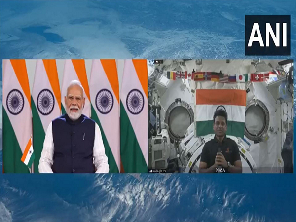 Prime Minister Narendra Modi interacted with Group Captain Shubhanshu Shukla (Photo/ANI) 