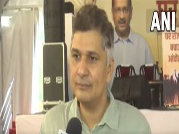 Aam Aadmi Party (AAP) President Saurab Bharadwaj (Photo/ANI) 