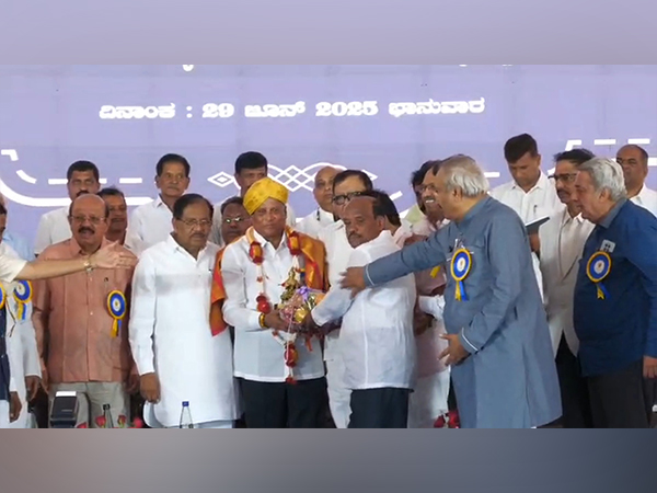 Union Minister of State (MoS) for Jal Shakti and Railways V Somanna (Photo/ANI)