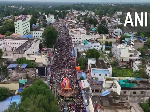  Baripada Rath Yatra in Odisha's Mayurbhanj district (Photo/ANI)