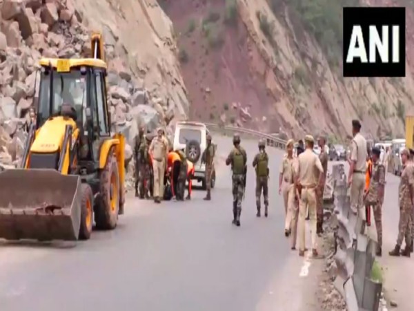 A trial run was conducted today at Yatri Niwas, the base camp for the Amarnath Yatra (Photo/ ANI)