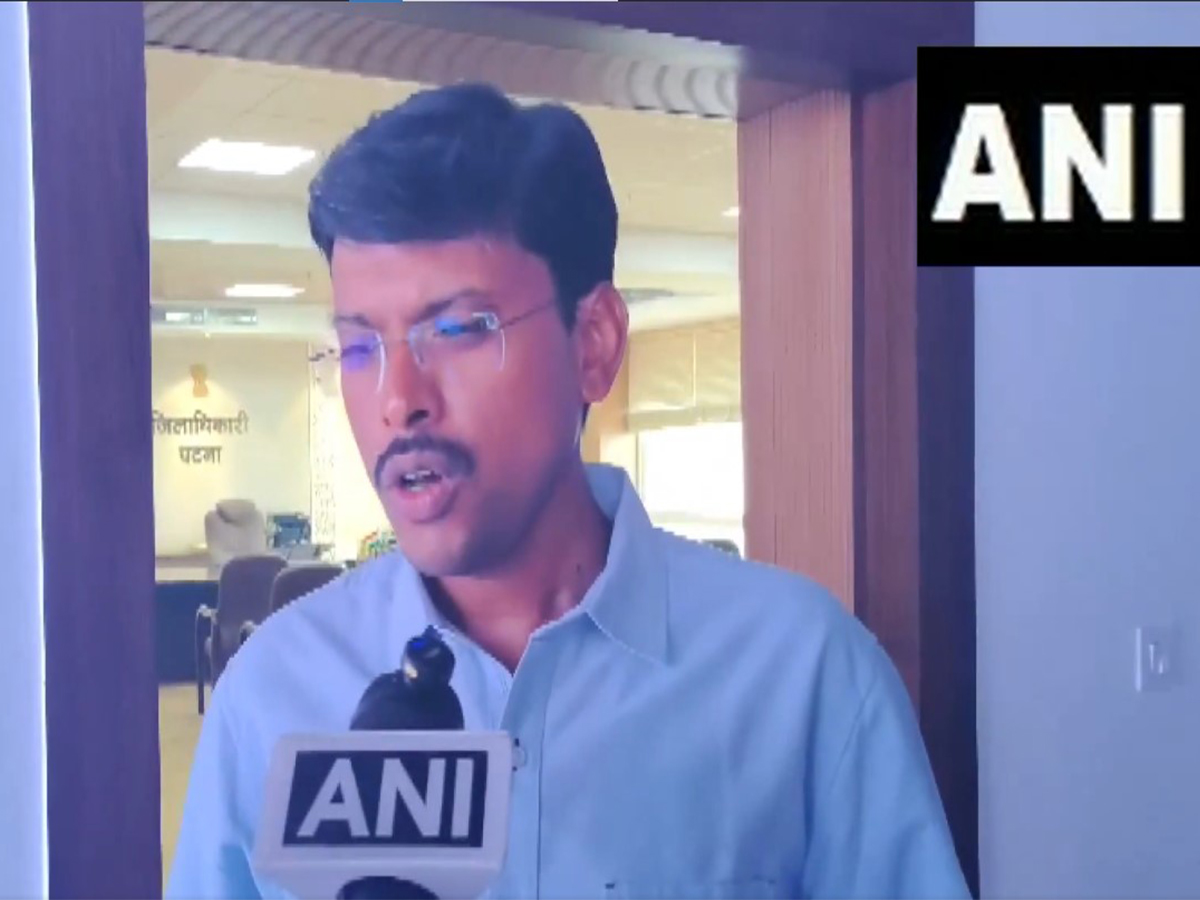 Patna DM Thiyagarajan (Photo: ANI) 