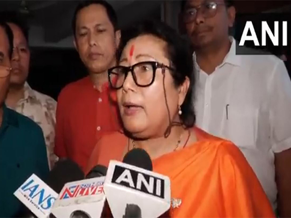  BJP State President Adhikarmayum Sharda Devi (Photo/ANI)