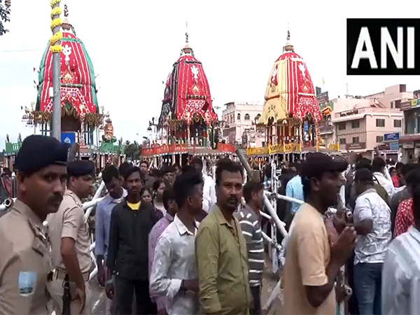  Rath Yatra in Puri on Day 4 (Phot/ANI)