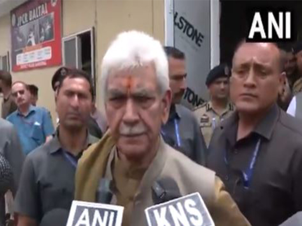 Jammu and Kashmir LG Manoj Sinha (Photo/ANI)