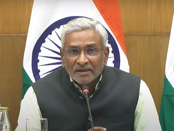 MEA Secretary of Economic Relations, Dammu Ravi addresses a media briefing in New Delhi. (Photo/MEAYoutube)