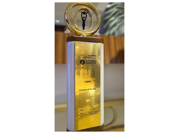 CBRE India honoured with the prestigious ‘Company of the Year’ award at the Outlook Business Spotlight Enterprise & Leadership Awards 2025