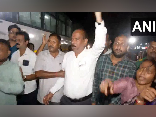 BJD workers protesting against the incident (Photo/ANI)