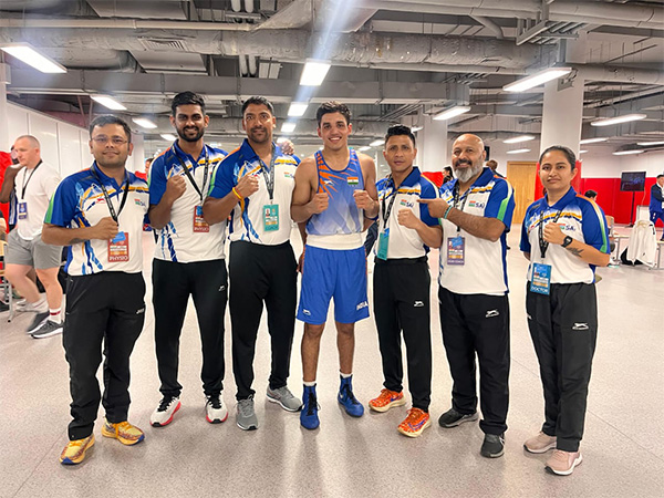Hitesh Gulia celebrating his win (Photo: BFI) 