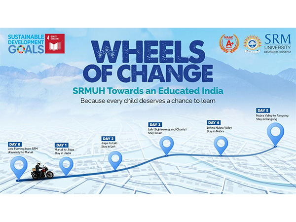 Wheels of Change: SRMUH Students Carry Hope to the Himalayas
