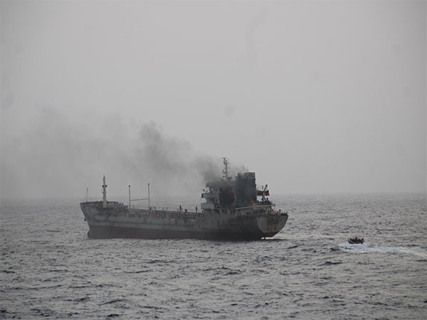 MT Yi Cheng 6 in Arabian Sea (Photo Source: Indian Navy)