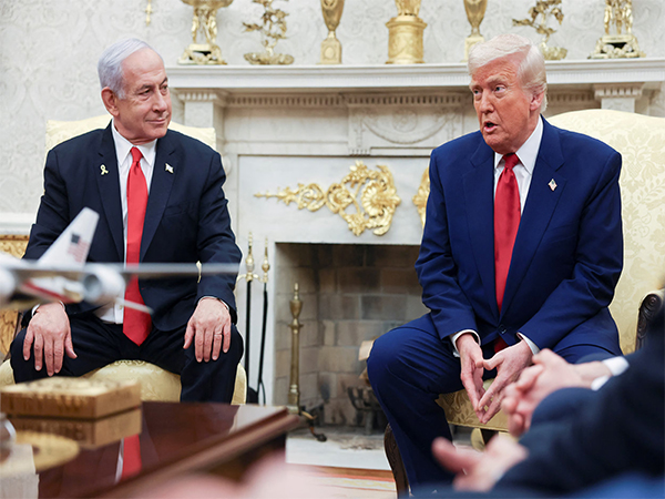 Israeli Prime Minister Benjamin Netanyahu (on left) and US President Donald Trump (on right) (Source: Reuters)