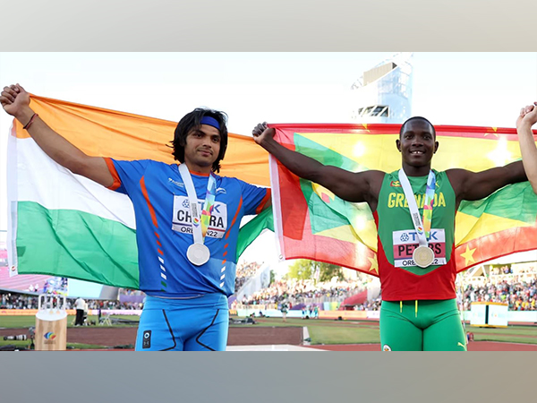 Neeraj Chopra and Anderson Peters. (Photo: Olympics.com)