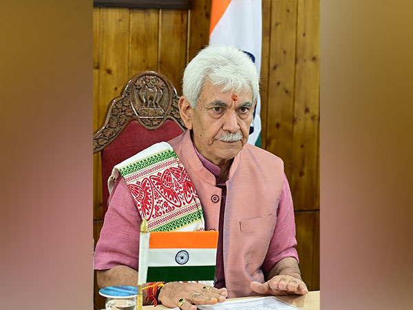 Jammu and Kashmir Lieutenant Governor Manoj Sinha (Photo/ANI)