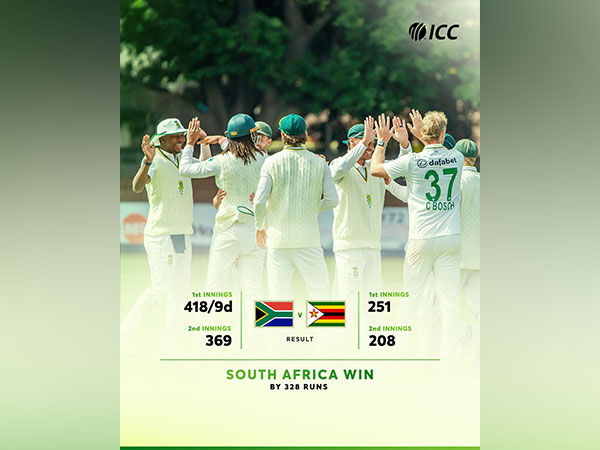 South Africa sealed a brilliant win with top efforts from their youngsters. (Photo- @ICC X)