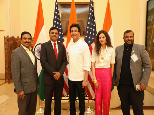 Chef Vikas Khanna at Assam Tea event in New York (Photo/ANI)