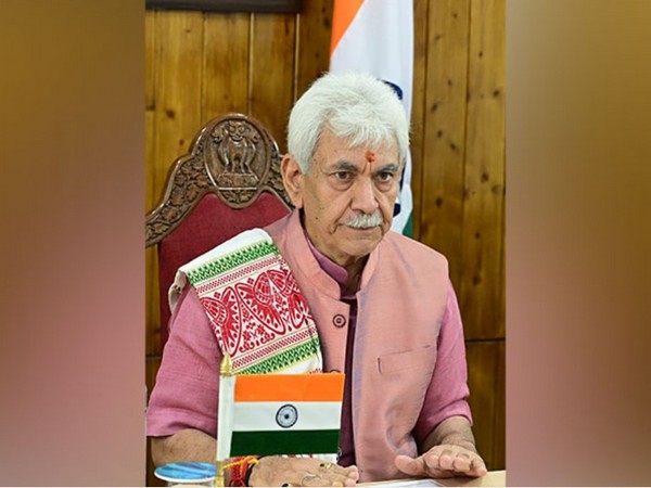 Jammu and Kashmir Lieutenant Governor Manoj Sinha (Photo/ANI)