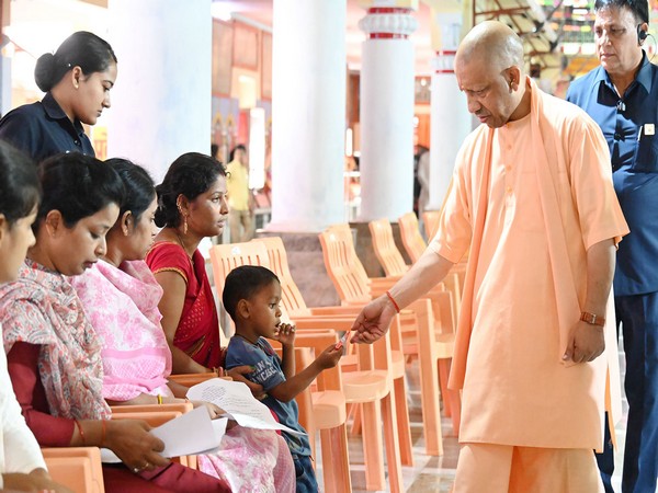 UP CM Yogi Adityanath holds 'Janta Darshan', listens to public's grievances  at Gorakhnath Temple