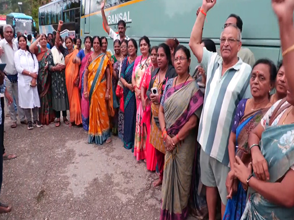 Visuals form Amarnath Yatra (Photo/ANI)