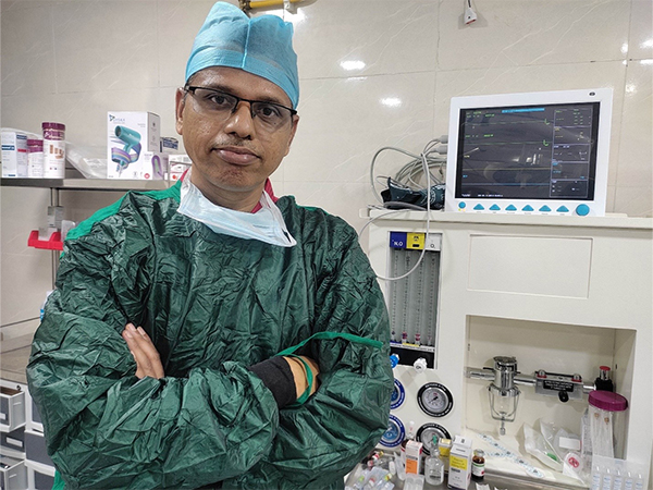 In the photo, Dr. Vinayak Kshirsagar at Varad Multispeciality Hospital, Punawale