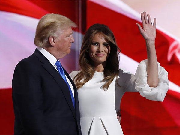 US President Donald Trump and First Lady Melania Trump (Source: Reuters)