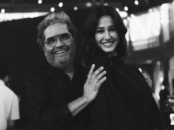 Disha Patani with director Vishal Bhardwaj (Image source: Instagram)