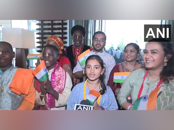 Excitement builds in Accra as children prepare to welcome PM Modi with Shloka recital (Photo/ANI)