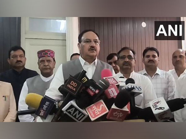 Union Minister and BJP National President JP Nadda (Photo/ANI)
