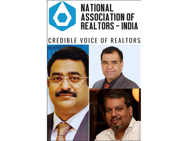 Mr. Sumanth Reddy- Chairman NAR India, Mr. Tarun Bhatia Vice Chairman & Chair‑Global Affairs NAR-India, and Mr. Amit Chopra, President NAR India