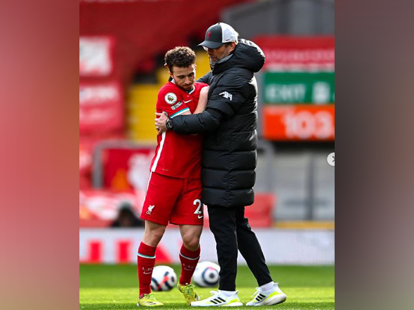 Diogo Jota with Jurgen Klopp. (Photo: kloppo Instagram)