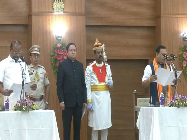 Kishore Barman took oath as a Cabinet Minister (Photo/ANI)